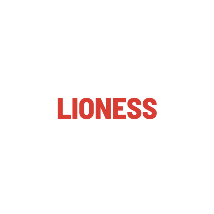 Timmins Care The word "LIONESS" is displayed in bold red uppercase letters against a white background. Cochrane District Social Services Administration Board